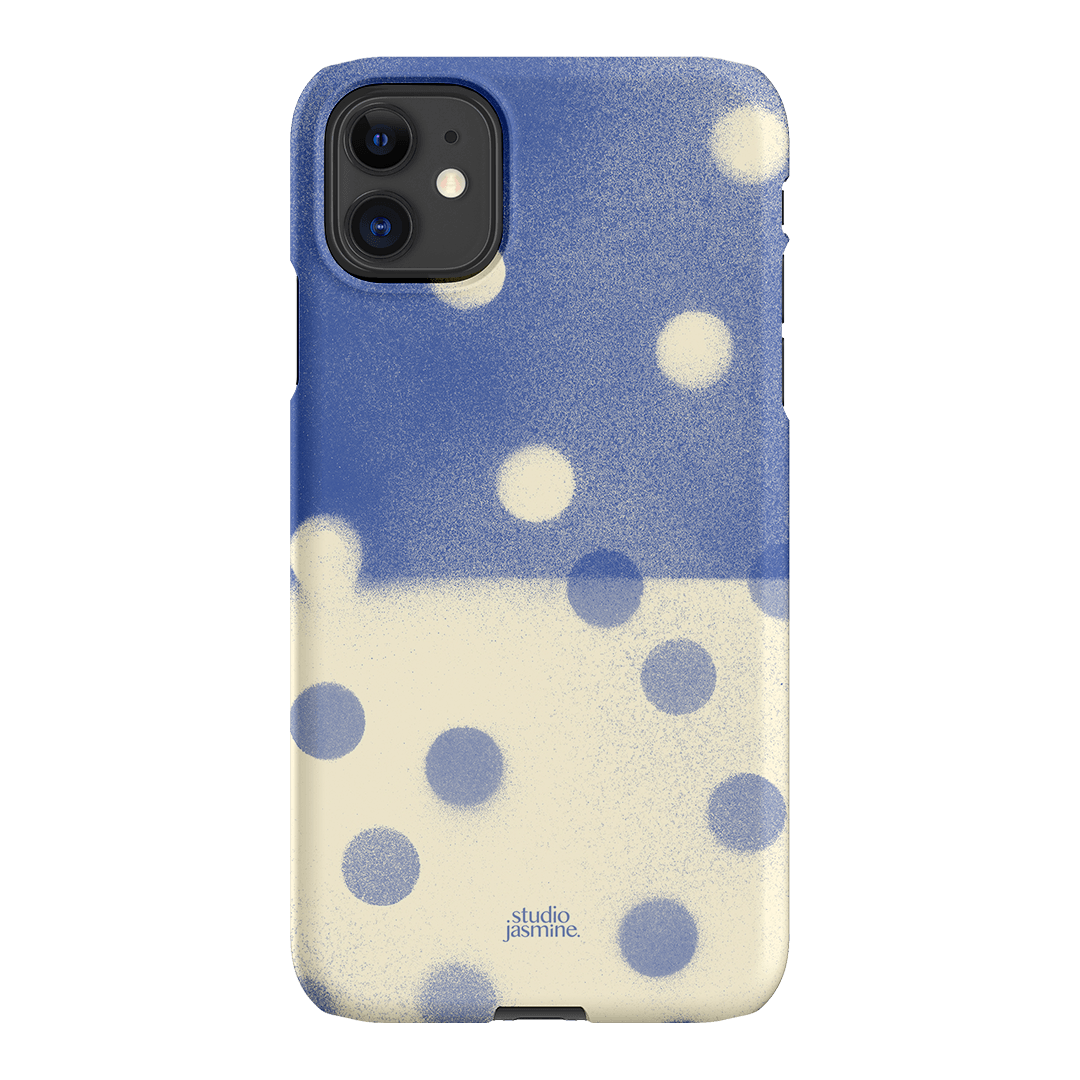 Bleu Polka Dot Printed Phone Cases iPhone 11 / Snap by Jasmine Dowling - The Dairy