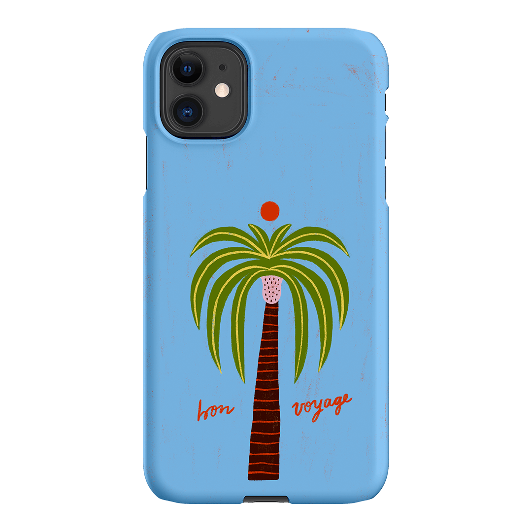 Bon Voyage Blue Printed Phone Cases iPhone 11 / Snap by Marie Faurrite - The Dairy