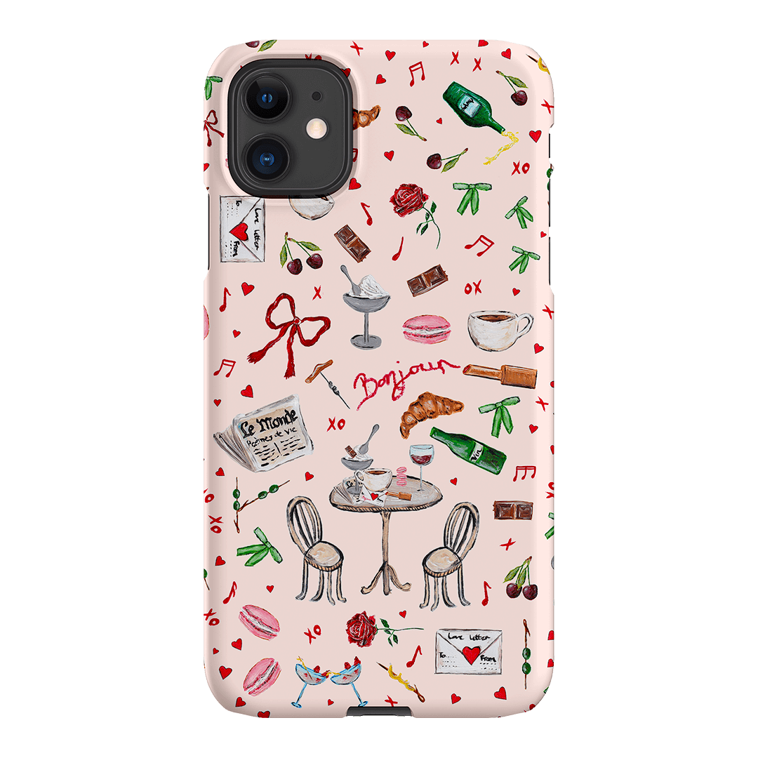 Bonjour Printed Phone Cases iPhone 11 / Snap by BG. Studio - The Dairy
