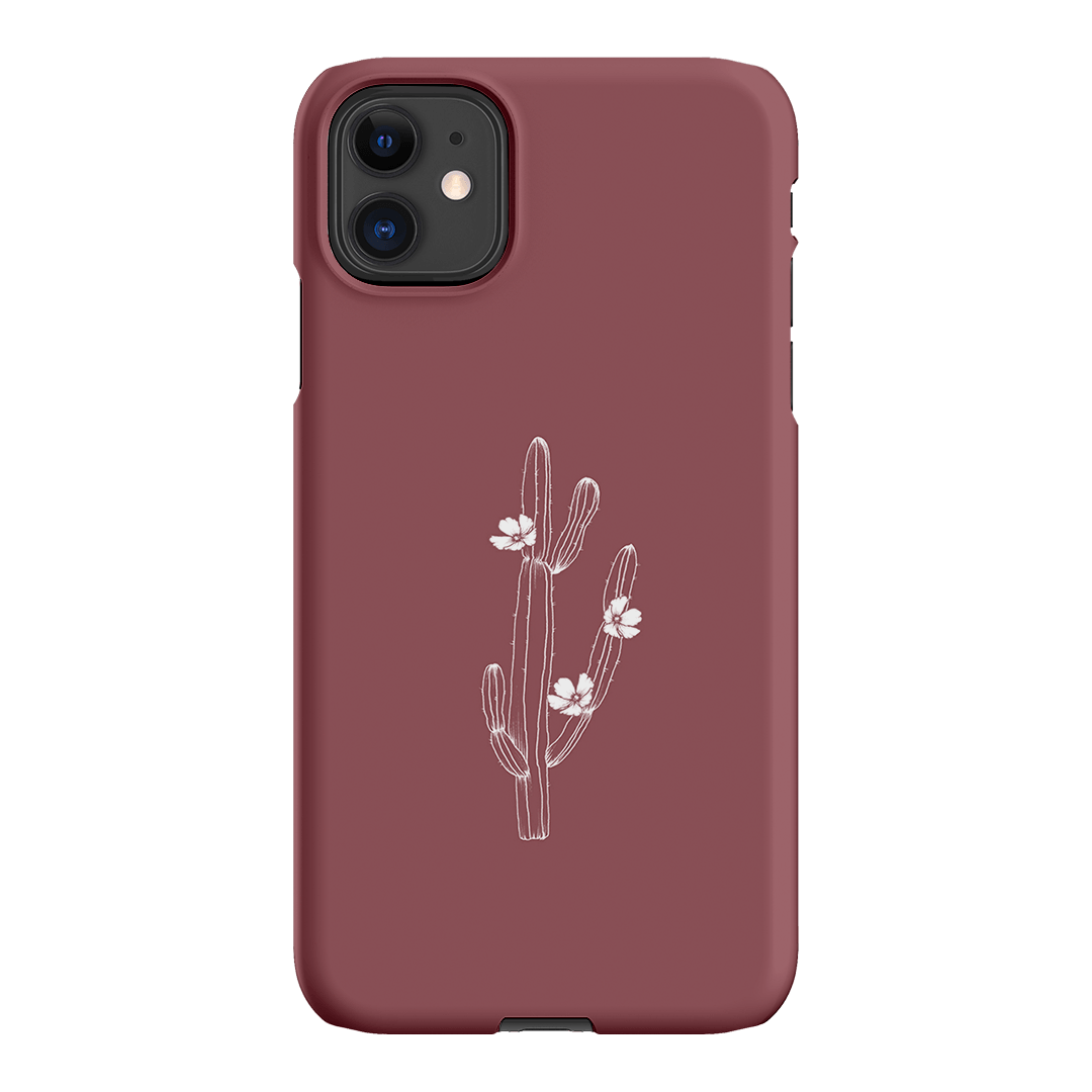 Cactus Flower Printed Phone Cases iPhone 11 / Snap by Typoflora - The Dairy