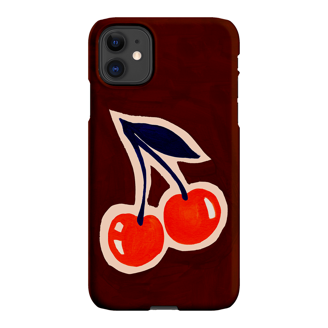 Cherries Printed Phone Cases iPhone 11 / Snap by Studio Bon - The Dairy