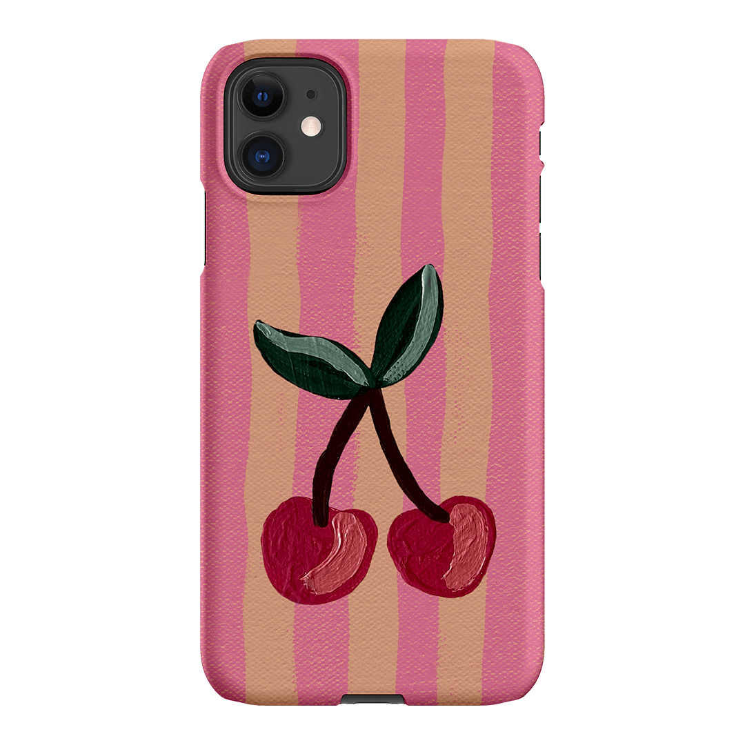 Cherry On Top Printed Phone Cases iPhone 11 / Snap by Amy Gibbs - The Dairy