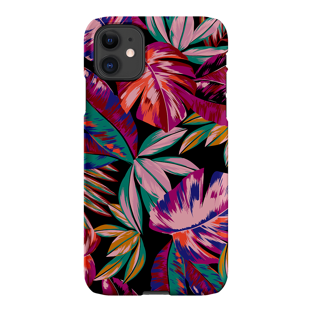 Midnight Palm Printed Phone Cases iPhone 11 / Snap by Charlie Taylor - The Dairy