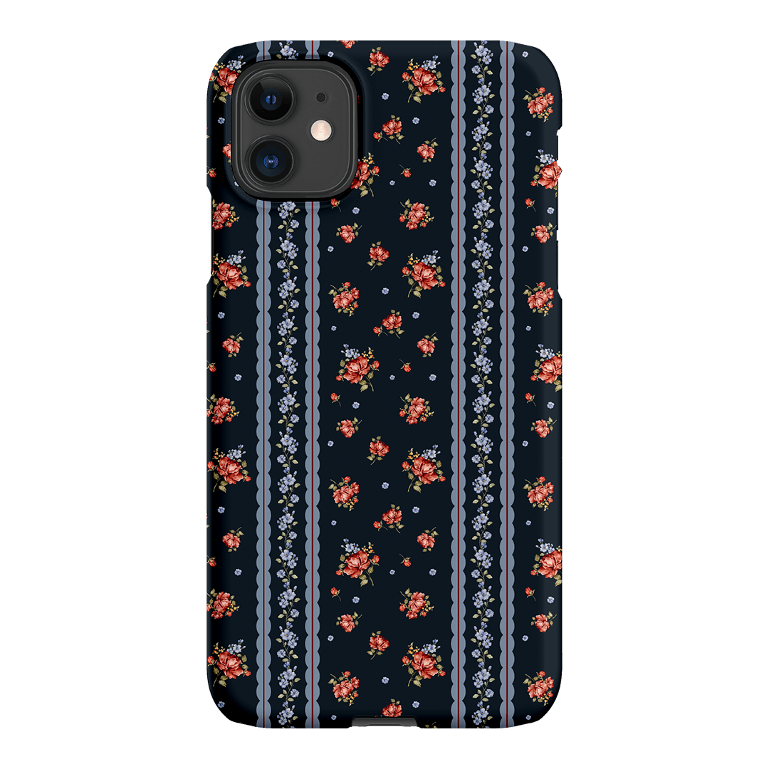 Midnight Stripe Printed Phone Cases iPhone 11 / Snap by Kasiags Art - The Dairy