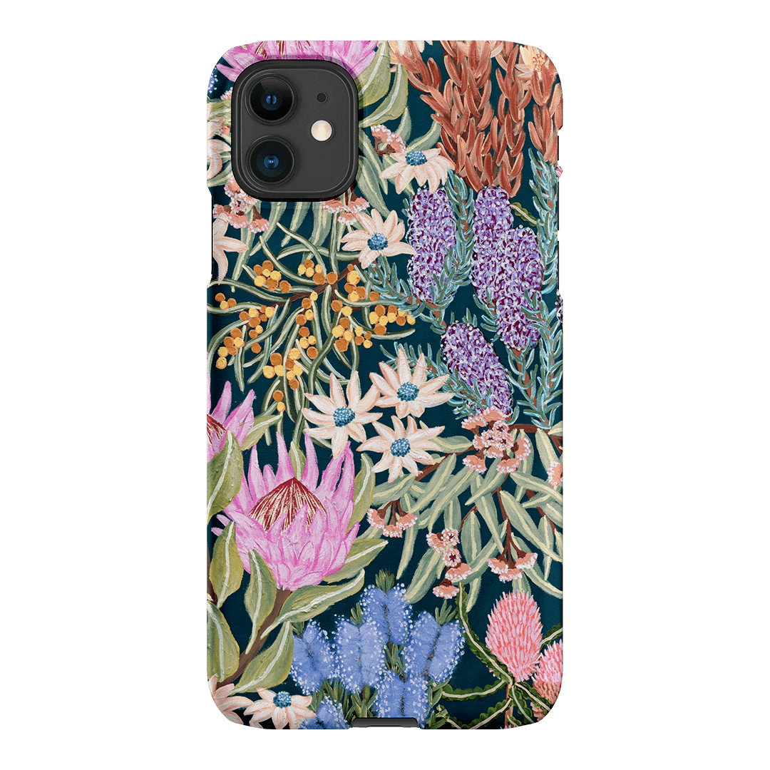 Moonlit Floral Printed Phone Cases iPhone 11 / Snap by Amy Gibbs - The Dairy