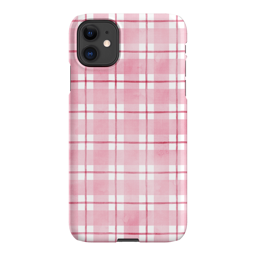 Musk Checker Printed Phone Cases iPhone 11 / Snap by Oak Meadow - The Dairy