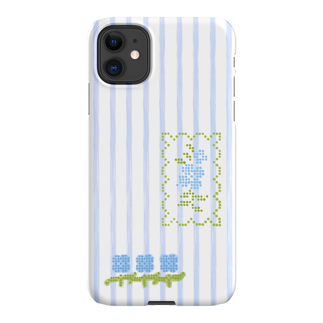 Patchwork Blue Printed Phone Cases iPhone 11 / Snap by Kayla Carr - The Dairy