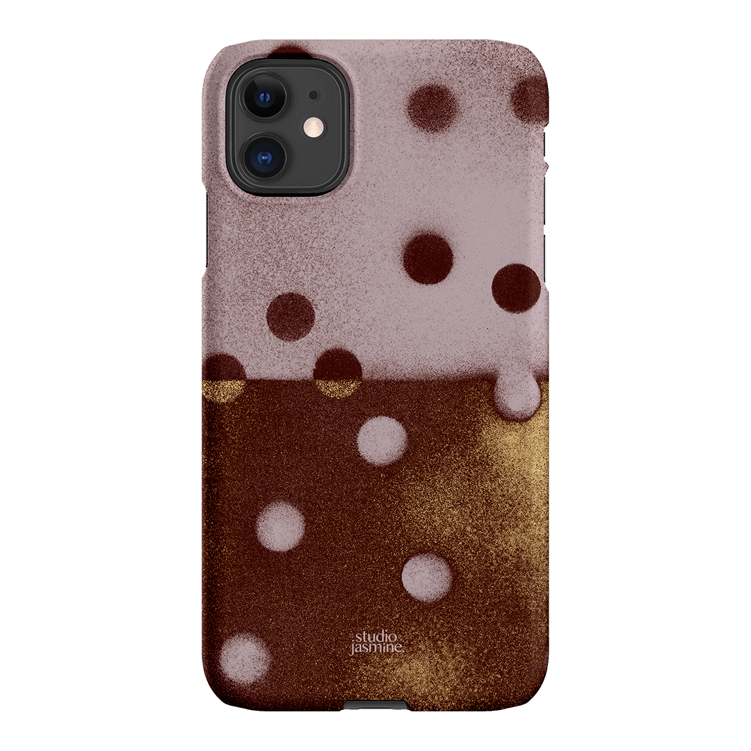 Rust Polka Dot Printed Phone Cases iPhone 11 / Snap by Jasmine Dowling - The Dairy