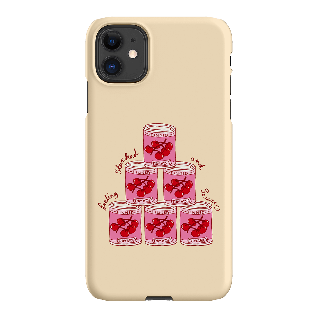 Saucy Supper Printed Phone Cases iPhone 11 / Snap by The Dairy - The Dairy