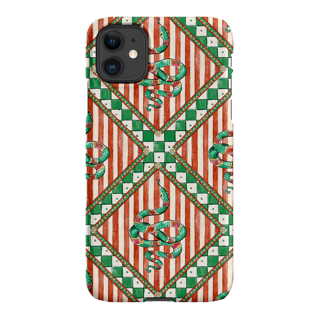 Serpent Printed Phone Cases iPhone 11 / Snap by Fenton & Fenton - The Dairy