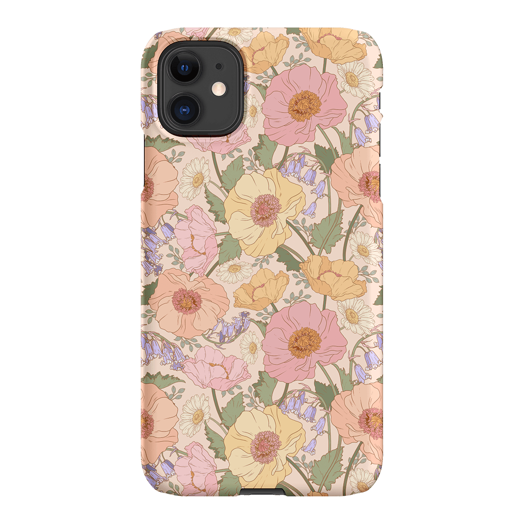 Spring Poppy Printed Phone Cases iPhone 11 / Snap by Kasiags Art - The Dairy