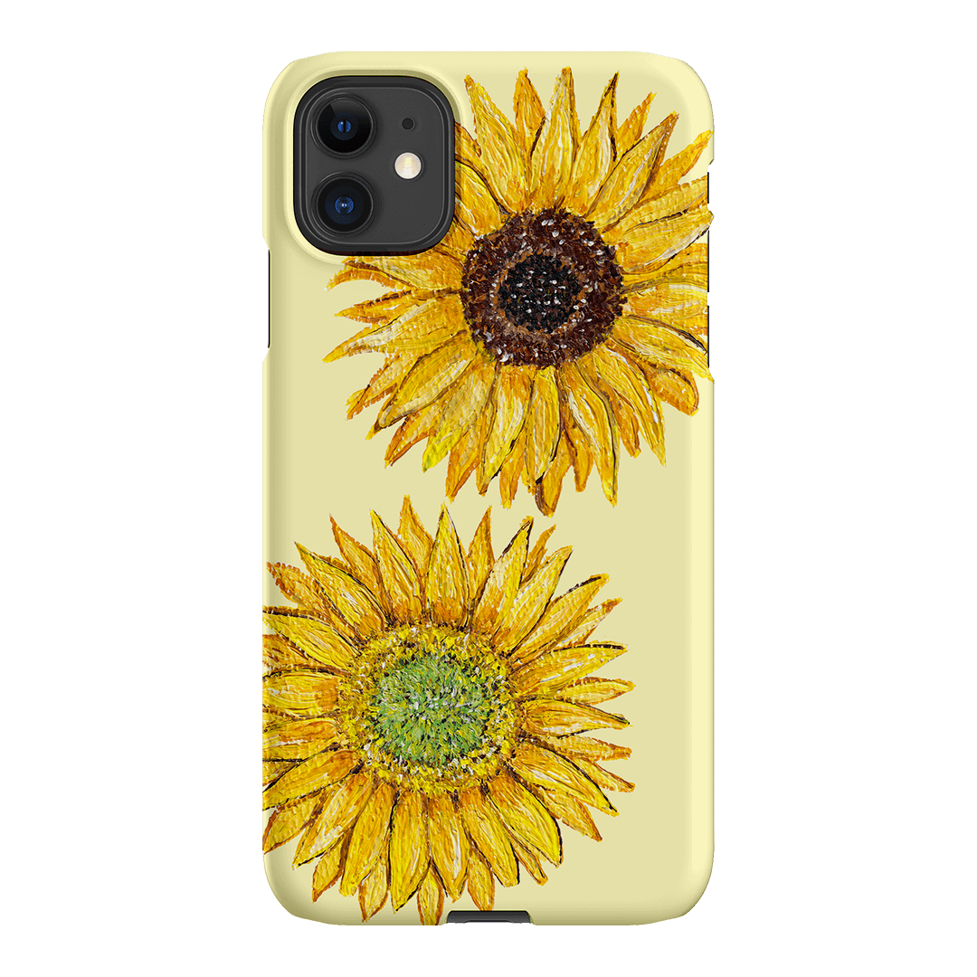 Sunflower Yellow Printed Phone Cases iPhone 11 / Snap by BG. Studio - The Dairy