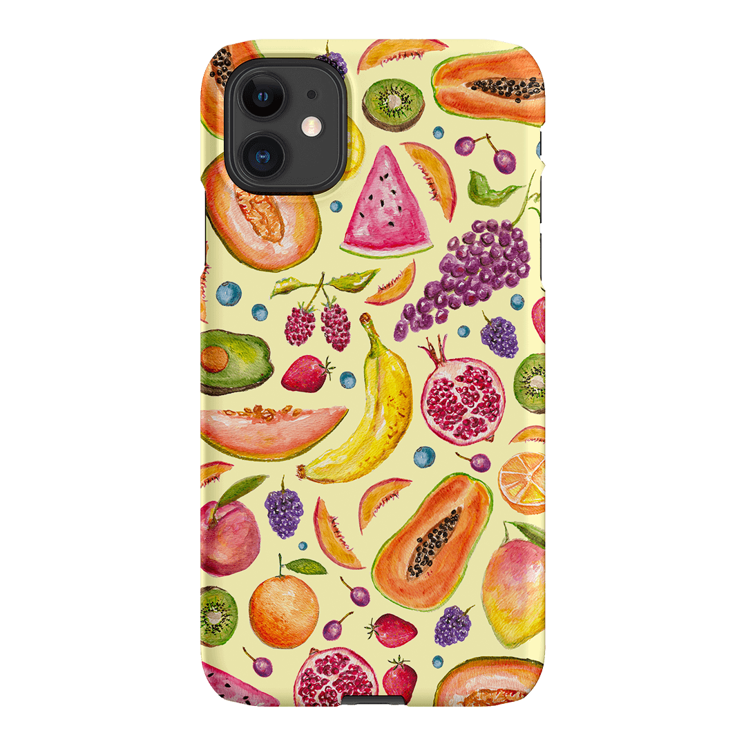 Tutti Fruitti Printed Phone Cases iPhone 11 / Snap by BG. Studio - The Dairy