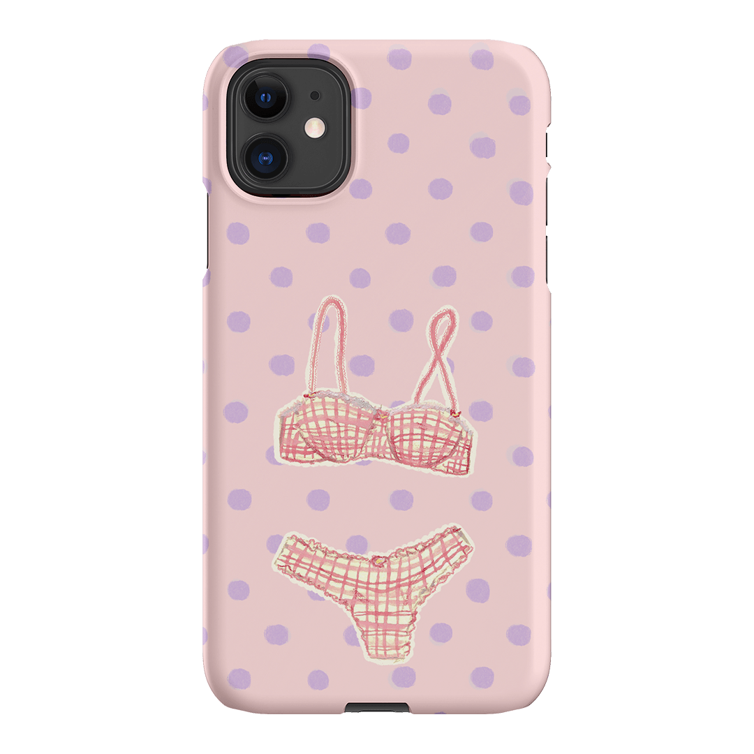 Vintage Gingham Printed Phone Cases iPhone 11 / Snap by Kayla Carr - The Dairy
