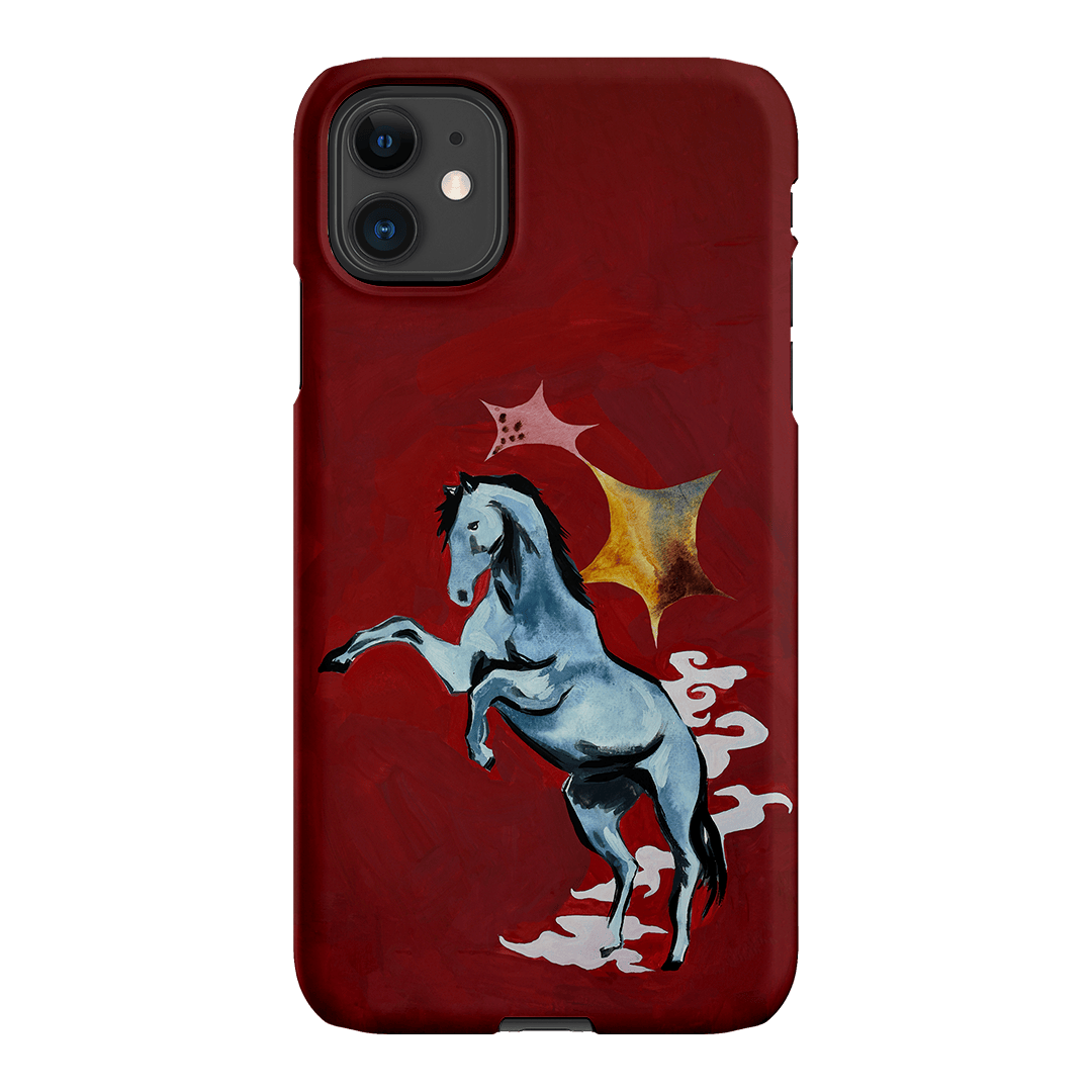 Year Of The Horse Printed Phone Cases iPhone 11 / Snap by Lisa Hu - The Dairy