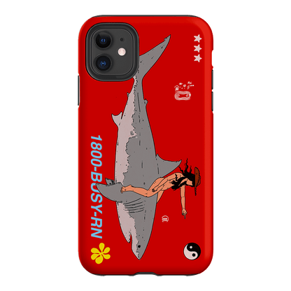 1800-Busy Rn in Red Printed Phone Cases iPhone 11 / Armoured by Easty Beasty - The Dairy