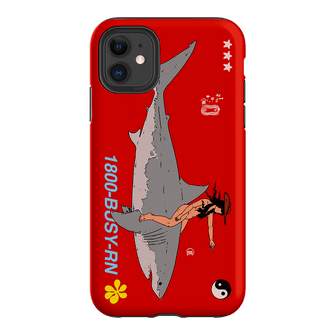 1800-Busy Rn in Red Printed Phone Cases iPhone 11 / Armoured by Easty Beasty - The Dairy