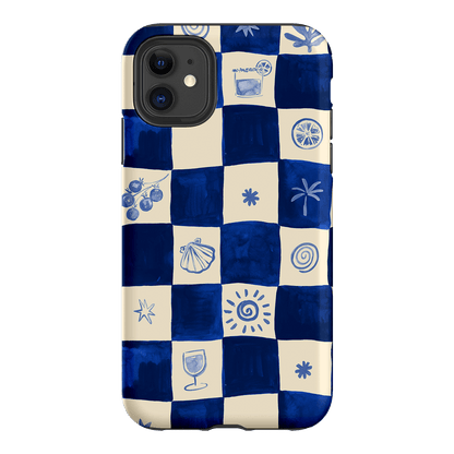 Afternoon Mezze Azure Printed Phone Cases iPhone 11 / Armoured by Charlie Taylor - The Dairy