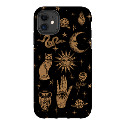 Astro Flash Noir Printed Phone Cases by Veronica Tucker - The Dairy