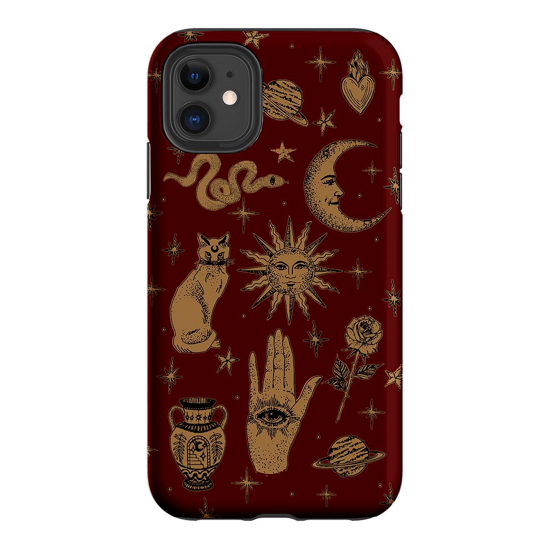 Astro Flash Red Printed Phone Cases iPhone 11 / Armoured by Veronica Tucker - The Dairy