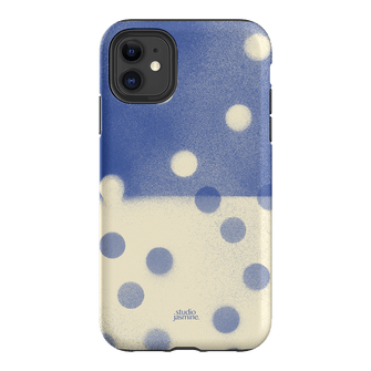Bleu Polka Dot Printed Phone Cases iPhone 11 / Armoured by Jasmine Dowling - The Dairy