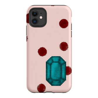 December Turquoise Printed Phone Cases iPhone 11 / Armoured by Joiana - The Dairy