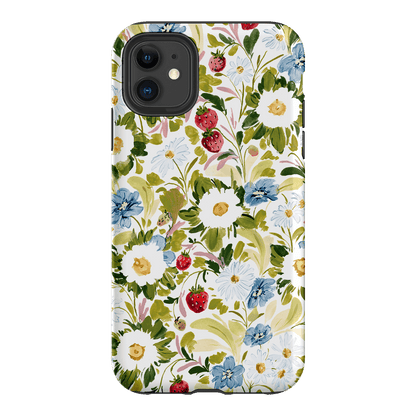 Garden Strawberries Printed Phone Cases iPhone 11 / Armoured by Ellie Mae - The Dairy
