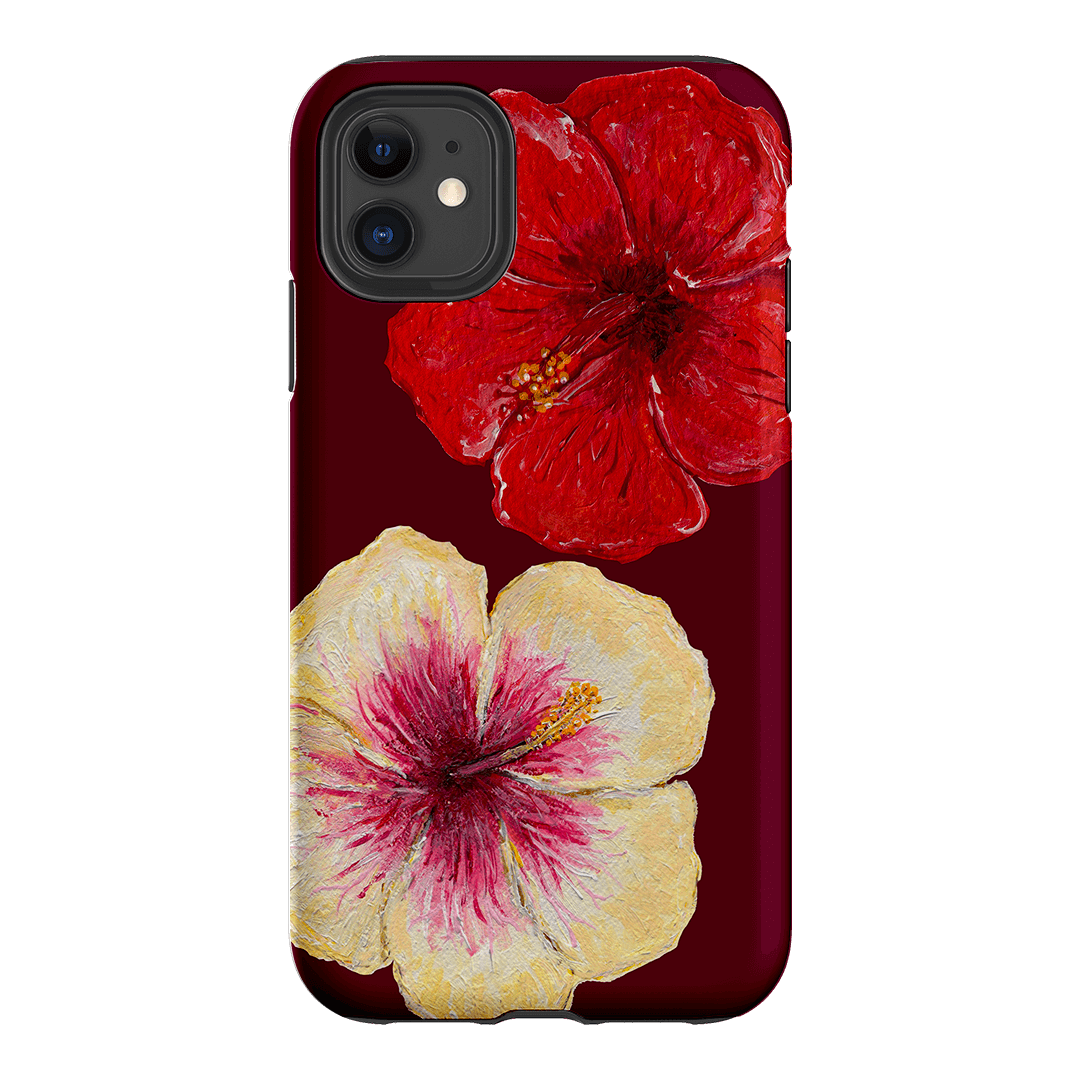 Hibiscus Flower Printed Phone Cases iPhone 11 / Armoured by BG. Studio - The Dairy