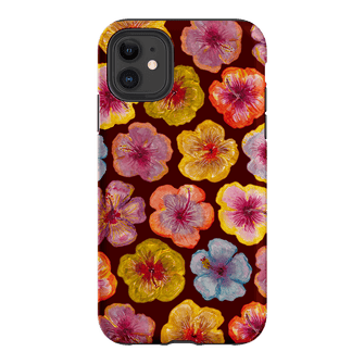 Hibiscus Holiday Rouge Printed Phone Cases iPhone 11 / Armoured by BG. Studio - The Dairy
