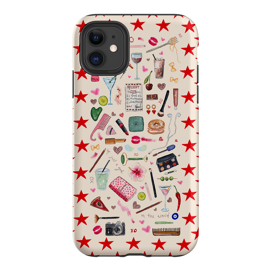 Just A Girl Printed Phone Cases iPhone 11 / Armoured by BG. Studio - The Dairy
