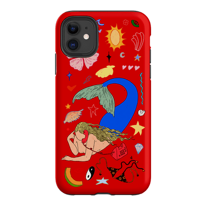Mermaid Salad Scarlet Printed Phone Cases iPhone 11 / Armoured by Easty Beasty - The Dairy