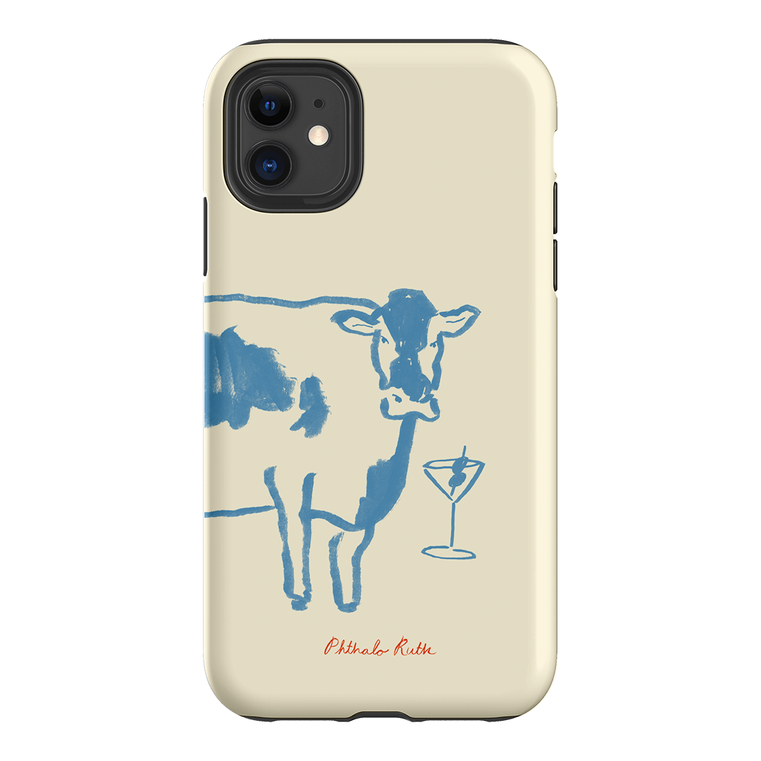 Mootini Blue Printed Phone Cases by Phthalo Ruth - The Dairy