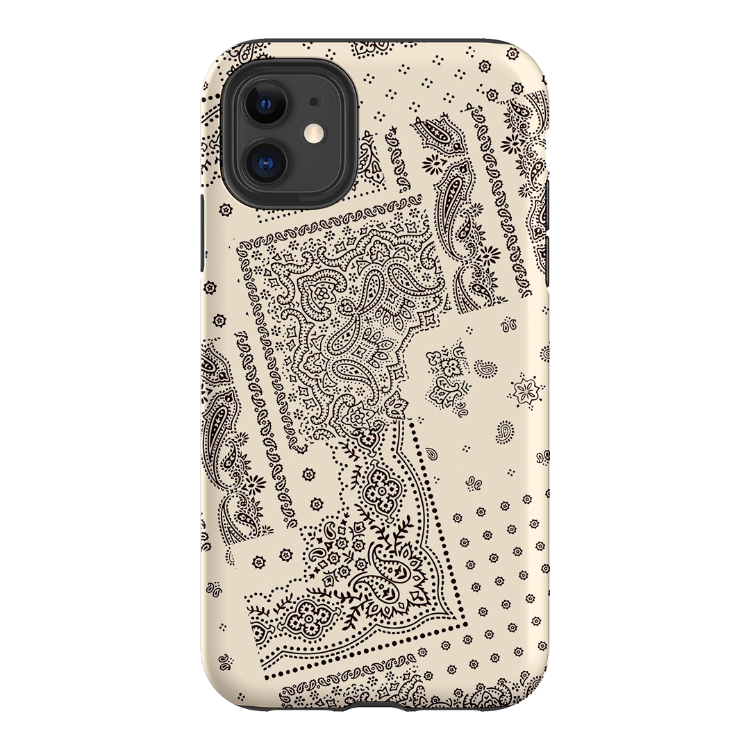 Paisley Ecru Printed Phone Cases iPhone 11 / Armoured by The Dairy - The Dairy