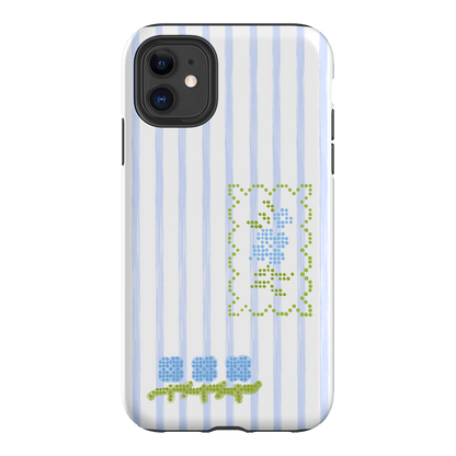 Patchwork Blue Printed Phone Cases iPhone 11 / Armoured by Kayla Carr - The Dairy