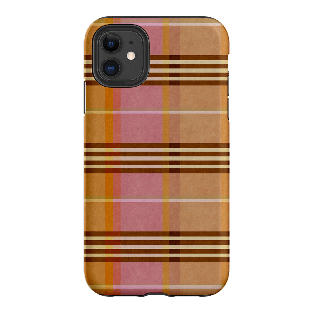 Peachy Plaid Printed Phone Cases iPhone 11 / Armoured by Fenton & Fenton - The Dairy
