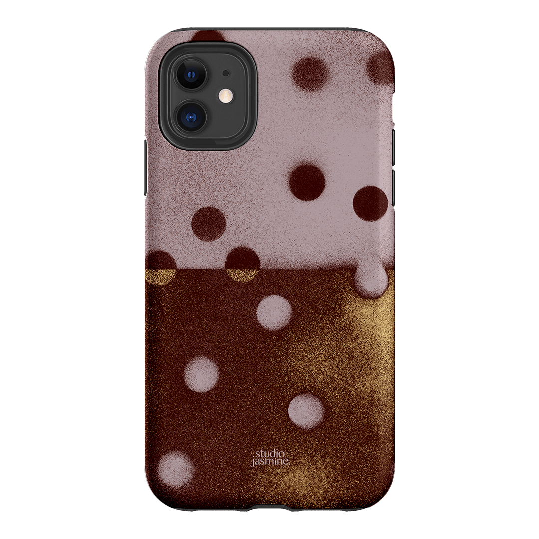 Rust Polka Dot Printed Phone Cases iPhone 11 / Armoured by Jasmine Dowling - The Dairy