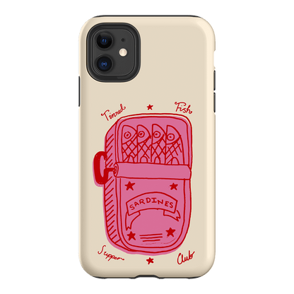 Sardine Social Red Printed Phone Cases iPhone 11 / Armoured by The Dairy - The Dairy