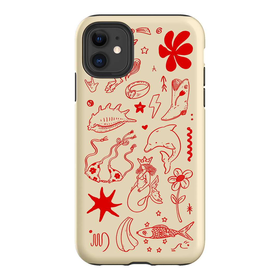 Spiced Cowboy Cream Printed Phone Cases iPhone 11 / Armoured by Easty Beasty - The Dairy