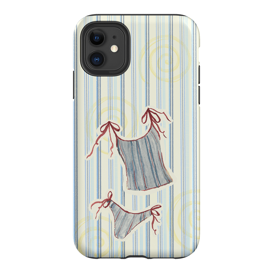 Stripe Tankini Printed Phone Cases iPhone 11 / Armoured by Kayla Carr - The Dairy