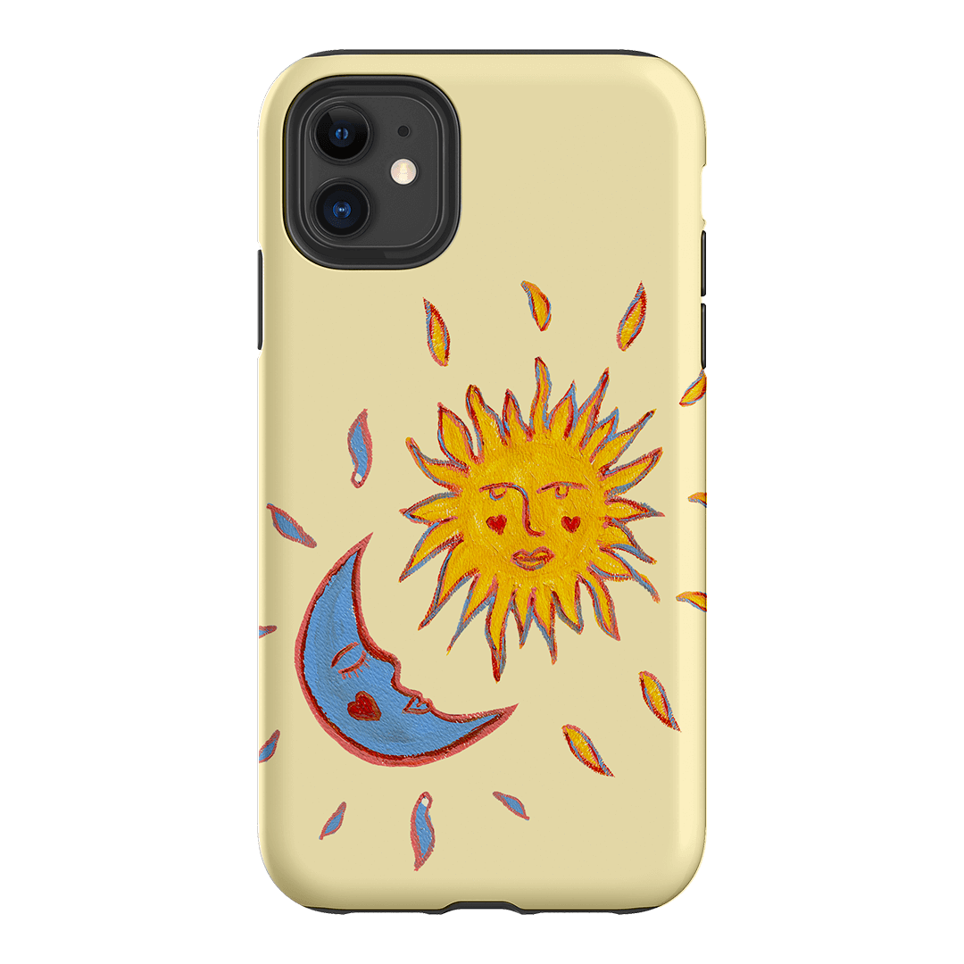 Sun & Moon Yellow Printed Phone Cases iPhone 11 / Armoured by BG. Studio - The Dairy