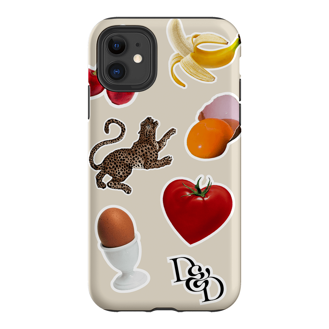 Sunday Stickers Cream Printed Phone Cases iPhone 11 / Armoured by Desmond & Dempsey - The Dairy