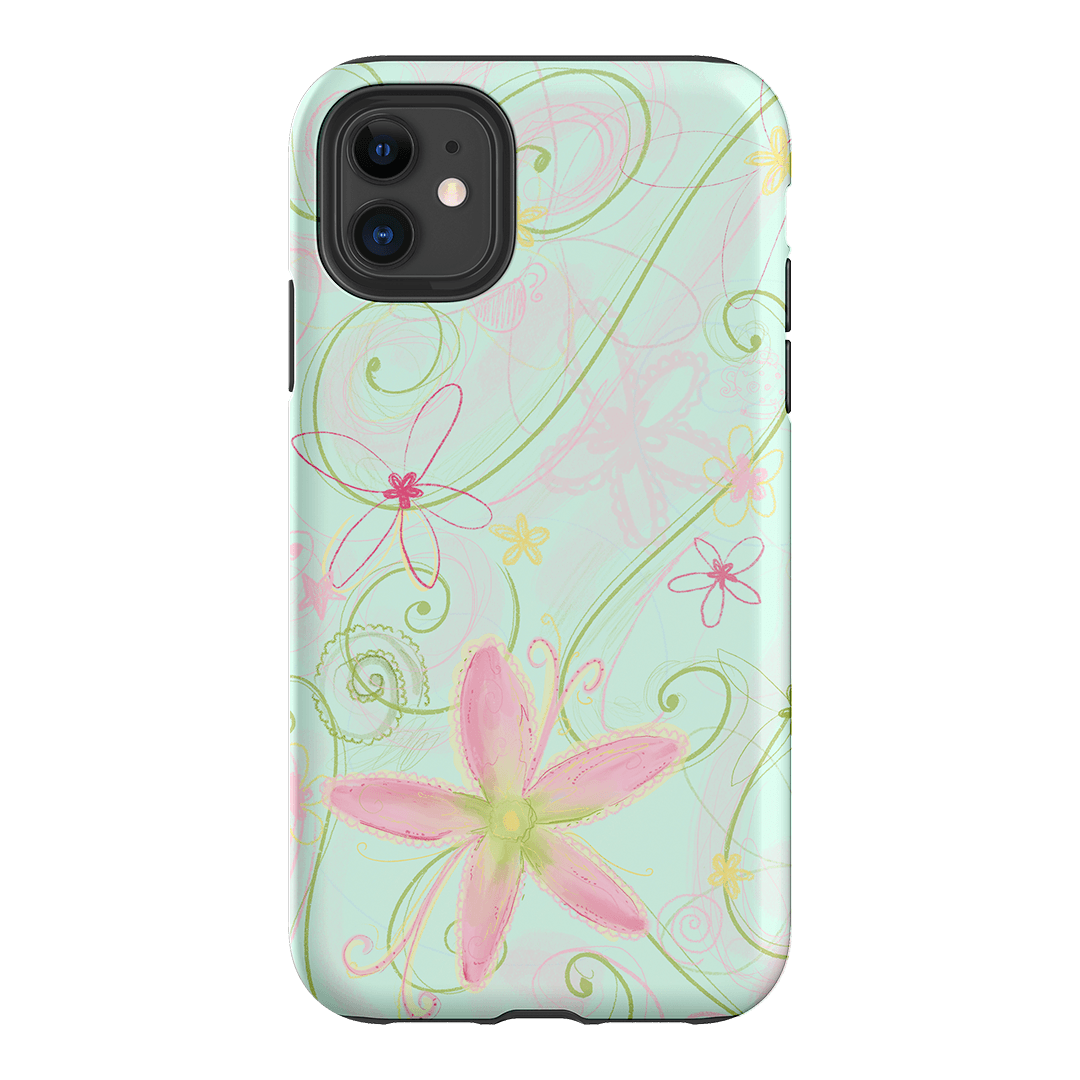 Swirl Blue Printed Phone Cases iPhone 11 / Armoured by Kayla Carr - The Dairy