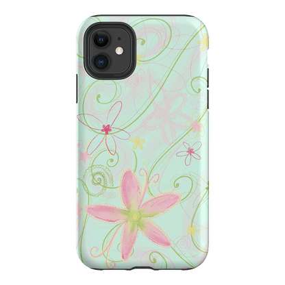 Swirl Blue Printed Phone Cases iPhone 11 / Armoured by Kayla Carr - The Dairy