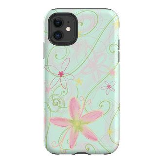 Swirl Blue Printed Phone Cases iPhone 11 / Armoured by Kayla Carr - The Dairy