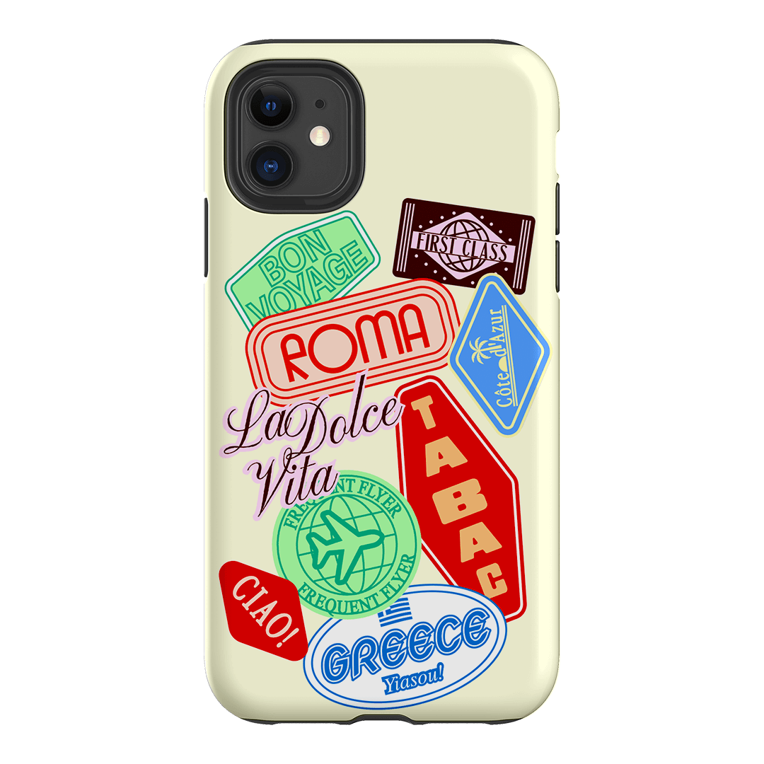 Well Travelled Printed Phone Cases iPhone 11 / Armoured by The Dairy - The Dairy