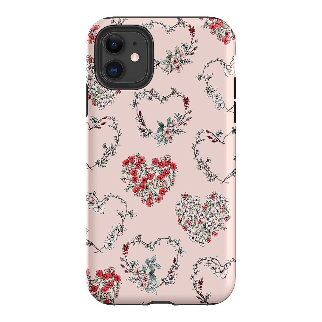 Wild Heart Wreath Printed Phone Cases iPhone 11 / Armoured by Typoflora - The Dairy