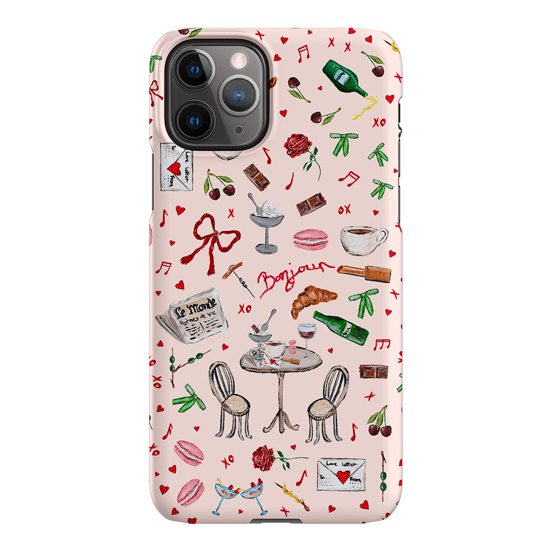 Bonjour Printed Phone Cases iPhone 11 Pro / Snap by BG. Studio - The Dairy