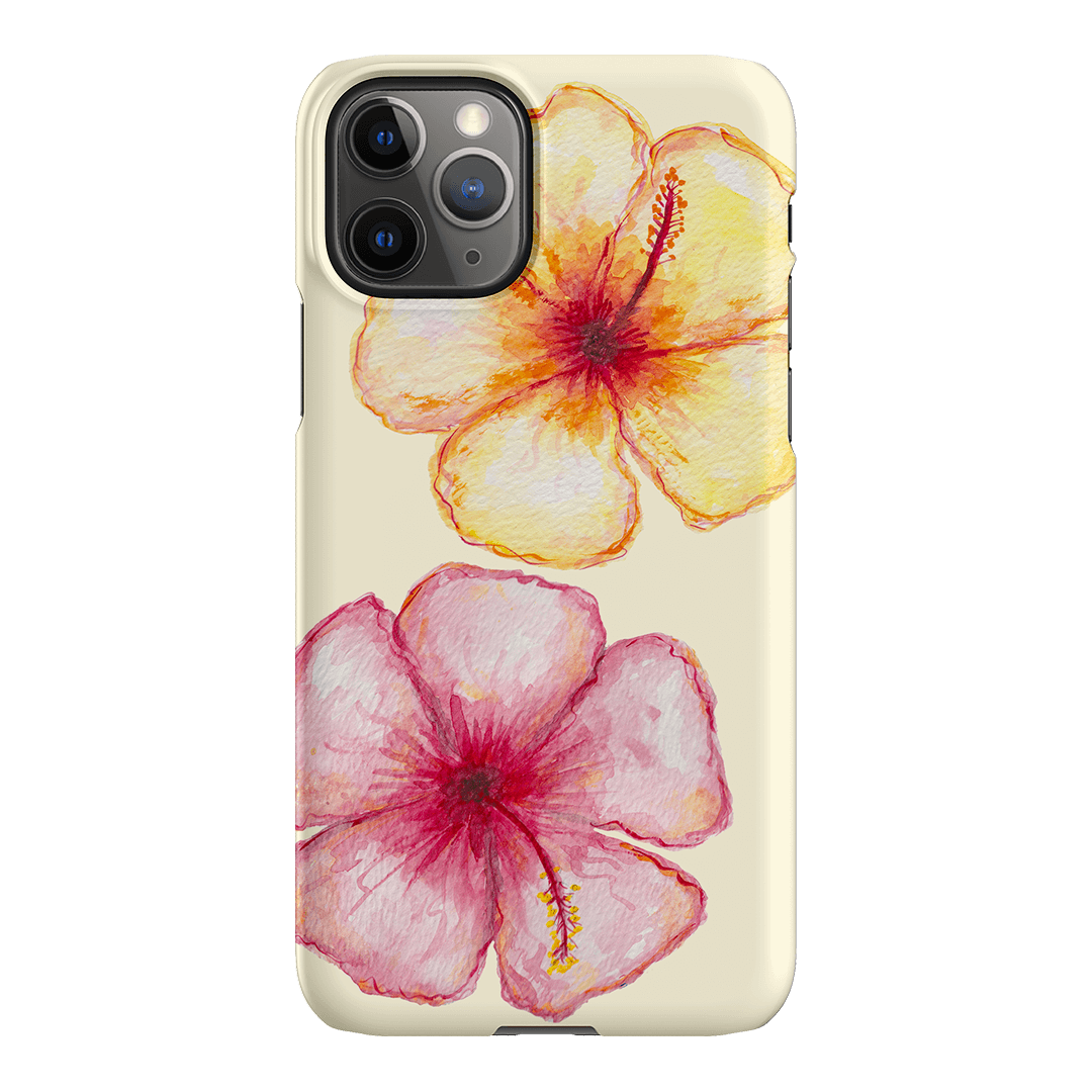 Hibiscus Flower Yellow Printed Phone Cases iPhone 11 Pro / Snap by BG. Studio - The Dairy