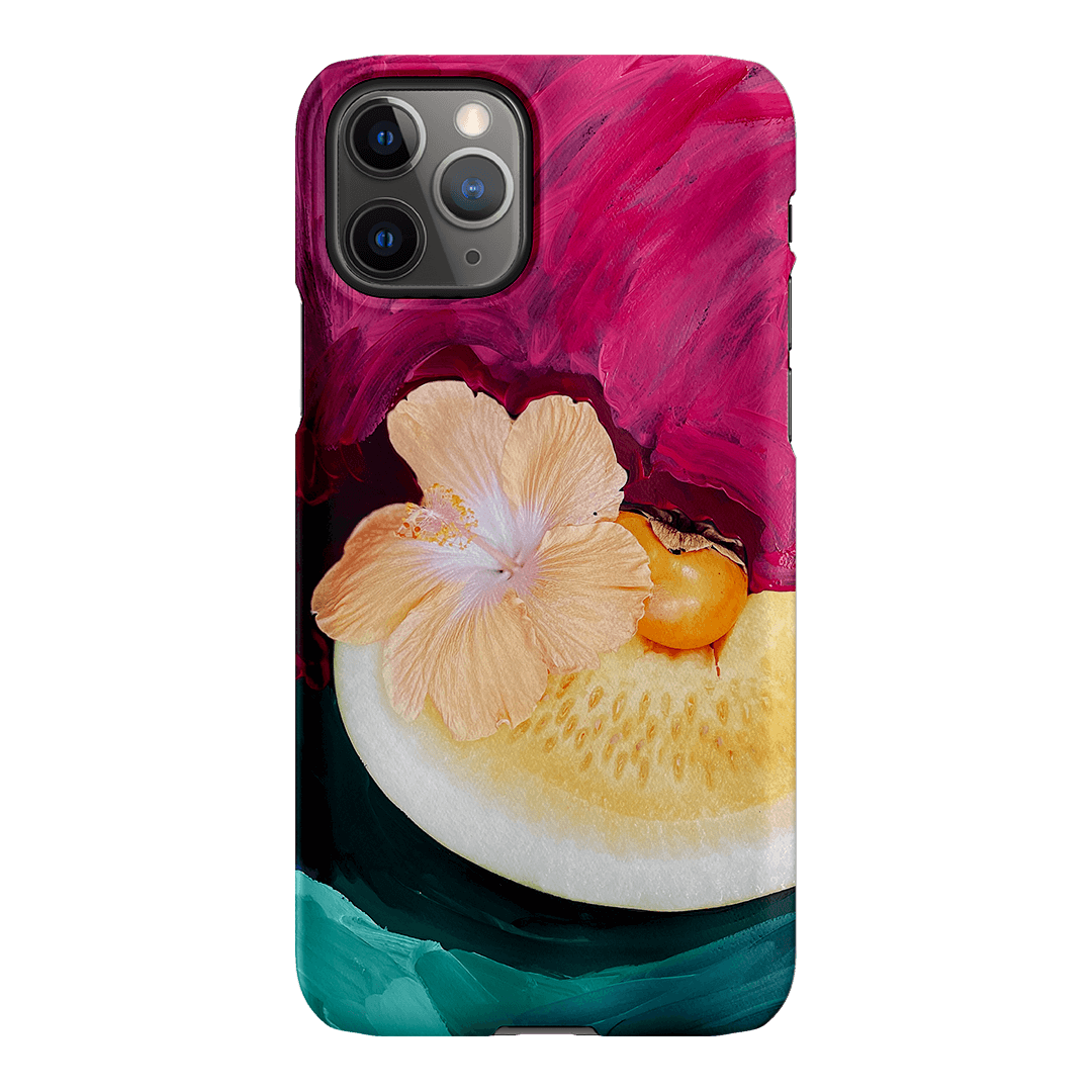 Hibiscus Melon Printed Phone Cases iPhone 11 Pro / Snap by Nicole Nelius - The Dairy