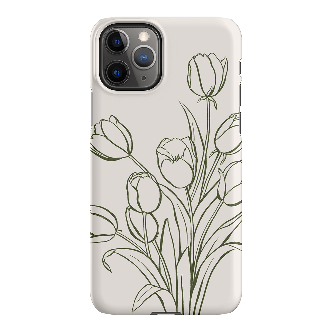 Inked Tulips Printed Phone Cases iPhone 11 Pro / Snap by Typoflora - The Dairy
